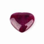 Stern-Rubin Herz Ø 27,5 mm einzigartige und beste Qualität und Farbe Edelsteine Heilsteine bei Wunderstein24