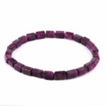 Selected Edition – Sugilith Ø 7 x 4,8 mm Edelstein Armband flexibel Edelsteine Heilsteine bei Wunderstein24