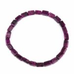 Selected Edition – Sugilith Ø 7 x 4,8 mm Edelstein Armband flexibel Edelsteine Heilsteine bei Wunderstein24