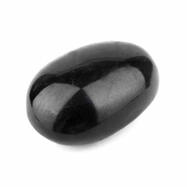 Turmalin | Schörl Handschmeichler | Massagesteinstein schwarz Ø 59 mm Edelsteine Heilsteine bei Wunderstein24