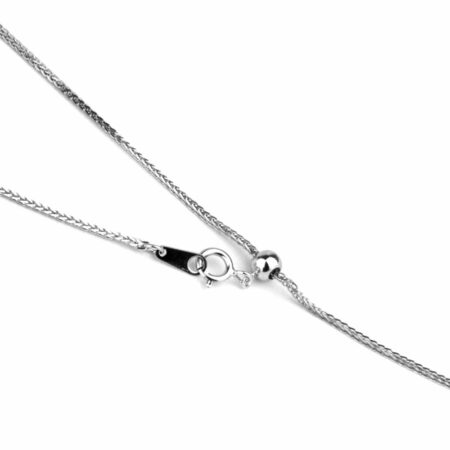 Gliederkette 925 Sterling-Silber verstellbare Länge bis 45 cm für Löcher und Ösen ab Ø 1 mm Edelsteine Heilsteine bei Wunderstein24