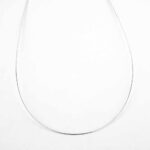 Halsreif 925 Sterling-Silber verstellbare Länge bis 45 cm für Löcher und Ösen ab Ø 1 mm Edelsteine Heilsteine bei Wunderstein24