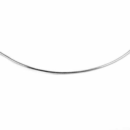 Halsreif 925 Sterling-Silber verstellbare Länge bis 45 cm für Löcher und Ösen ab Ø 1 mm Edelsteine Heilsteine bei Wunderstein24