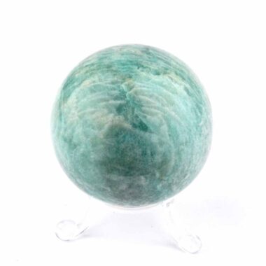 Amazonit Kugel aus Madagaskar Ø 59 mm in sehr guter Qualität und Farbe Edelsteine Heilsteine bei Wunderstein24