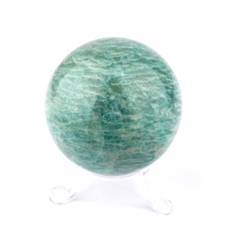 Amazonit Kugel aus Madagaskar Ø 59 mm in sehr guter Qualität und Farbe Edelsteine Heilsteine bei Wunderstein24