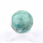 Amazonit Kugel aus Madagaskar Ø 41 mm in guter Farbe Edelsteine Heilsteine bei Wunderstein24