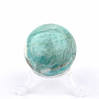 Amazonit Kugel aus Madagaskar Ø 41 mm in guter Farbe Edelsteine Heilsteine bei Wunderstein24