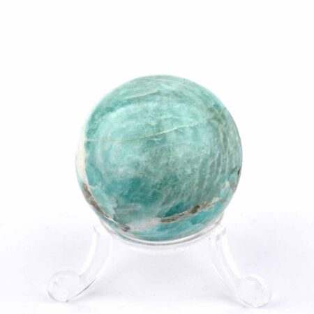 Amazonit Kugel aus Madagaskar Ø 41 mm in guter Farbe Edelsteine Heilsteine bei Wunderstein24