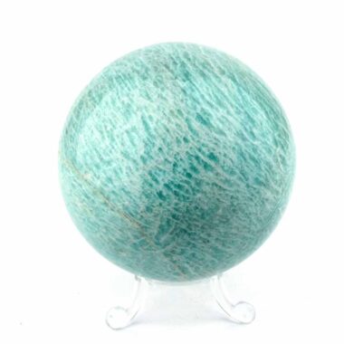 Amazonit Kugel aus Madagaskar Ø 87 mm in sehr guter Qualität und Farbe Edelsteine Heilsteine bei Wunderstein24