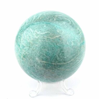 Amazonit Kugel aus Madagaskar Ø 87 mm in sehr guter Qualität und Farbe Edelsteine Heilsteine bei Wunderstein24
