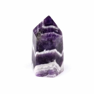 Amethyst Chevron Spitze Höhe 40 mm in bester Maserung und Farbe Edelsteine Heilsteine bei Wunderstein24