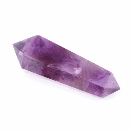 Amethyst Doppelender Länge 59 mm aus Uruguay in bester Farbe Edelsteine Heilsteine bei Wunderstein24