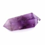 Amethyst Doppelender Länge 57 mm aus Uruguay in bester Farbe Edelsteine Heilsteine bei Wunderstein24