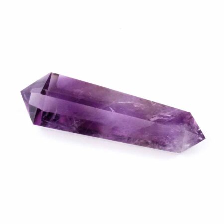 Amethyst Doppelender Länge 56 mm aus Uruguay in bester Farbe Edelsteine Heilsteine bei Wunderstein24