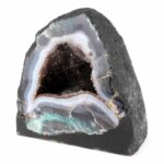 XXL Rauchquarz & Achat Druse A-Qualität Höhe 231 mm / 10420 g Geode Stufe Standfläche Edelsteine Heilsteine bei Wunderstein24