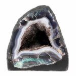 XXL Rauchquarz & Achat Druse A-Qualität Höhe 231 mm / 10420 g Geode Stufe Standfläche Edelsteine Heilsteine bei Wunderstein24