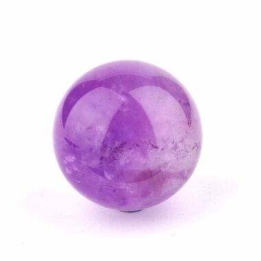Maraba Amethyst Kugel transparent Ø 38 mm in traumhafter Farbe und bester Qualität Edelsteine Heilsteine bei Wunderstein24