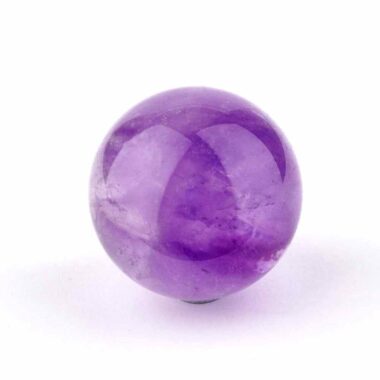 Maraba Amethyst Kugel transparent Ø 37 mm in traumhafter Farbe und bester Qualität Edelsteine Heilsteine bei Wunderstein24