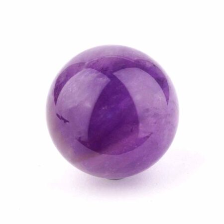 Maraba Amethyst Kugel transparent Ø 40 mm in traumhafter Farbe und bester Qualität Edelsteine Heilsteine bei Wunderstein24