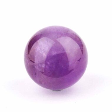 Maraba Amethyst Kugel transparent Ø 37 mm in traumhafter Farbe und bester Qualität Edelsteine Heilsteine bei Wunderstein24