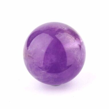 Maraba Amethyst Kugel transparent Ø 39 mm in traumhafter Farbe und bester Qualität Edelsteine Heilsteine bei Wunderstein24