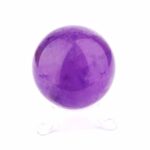 Maraba Amethyst Kugel transparent Ø 58 mm in traumhafter Farbe und bester Qualität Edelsteine Heilsteine bei Wunderstein24