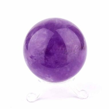Maraba Amethyst Kugel transparent Ø 57 mm in traumhafter Farbe und bester Qualität Edelsteine Heilsteine bei Wunderstein24