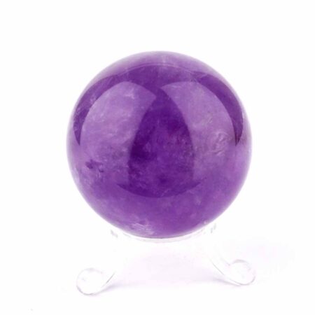 Maraba Amethyst Kugel transparent Ø 57 mm in traumhafter Farbe und bester Qualität Edelsteine Heilsteine bei Wunderstein24