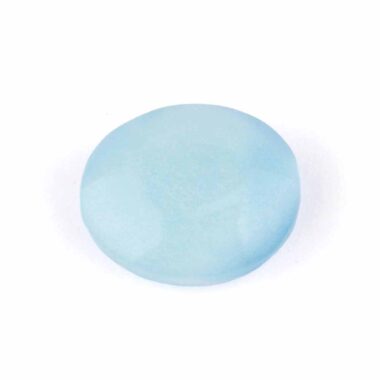Aquamarin | Beryl Handschmeichler | Massagestein Ø 40 mm in bester Qualität und Farbe Edelsteine Heilsteine bei Wunderstein24