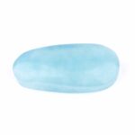Aquamarin | Beryl Handschmeichler | Massagestein Ø 66 mm in bester Qualität und Farbe Edelsteine Heilsteine bei Wunderstein24