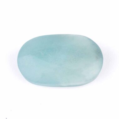 Aquamarin | Beryl Handschmeichler | Massagestein Ø 50 mm in bester Qualität und Farbe Edelsteine Heilsteine bei Wunderstein24