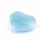großes Aquamarin | Beryl Herz Ø 43 mm in bester Qualität und Farbe Edelsteine Heilsteine bei Wunderstein24