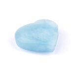 großes Aquamarin | Beryl Herz Ø 34 mm in bester Qualität und Farbe Edelsteine Heilsteine bei Wunderstein24