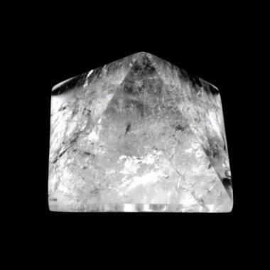Bergkristall Pyramide transparent und glasklar aus Brasilien Edelsteine Heilsteine bei Wunderstein24