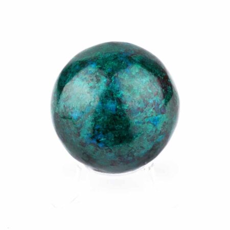 Chrysokoll Kugel aus Peru Ø 55 mm in einzigartiger Qualität und Farbe Edelsteine Heilsteine bei Wunderstein24