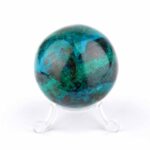 Chrysokoll Kugel aus Peru Ø 53 mm in einzigartiger Qualität und Farbe Edelsteine Heilsteine bei Wunderstein24