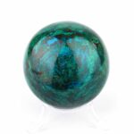 Chrysokoll Kugel aus Peru Ø 56 mm in einzigartiger Qualität und Farbe Edelsteine Heilsteine bei Wunderstein24