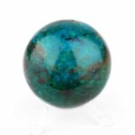 Chrysokoll Kugel aus Peru Ø 56 mm in einzigartiger Qualität und Farbe Edelsteine Heilsteine bei Wunderstein24