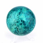 Chrysokoll Kugel aus Peru Ø 64 mm in einzigartiger Qualität und Farbe Edelsteine Heilsteine bei Wunderstein24