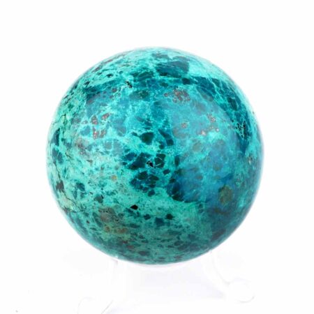 Chrysokoll Kugel aus Peru Ø 64 mm in einzigartiger Qualität und Farbe Edelsteine Heilsteine bei Wunderstein24
