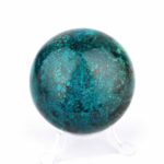 Chrysokoll Kugel aus Peru Ø 58 mm in einzigartiger Qualität und Farbe Edelsteine Heilsteine bei Wunderstein24