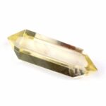Citrin Natur Doppelender Länge 56 mm transparent aus Brasilien in bester Farbe Edelsteine Heilsteine bei Wunderstein24