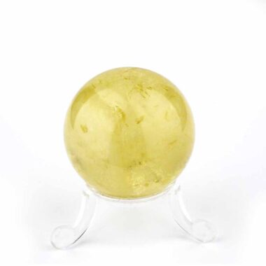 Natur Citrin Kugel Ø ca. 44 mm transparent in bester Qualität und Farbe Edelsteine Heilsteine bei Wunderstein24