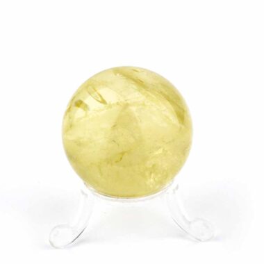 Natur Citrin Kugel Ø ca. 44 mm transparent in bester Qualität und Farbe Edelsteine Heilsteine bei Wunderstein24