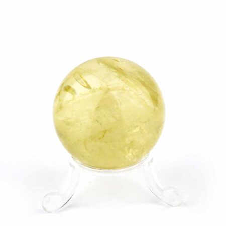 Natur Citrin Kugel Ø ca. 44 mm transparent in bester Qualität und Farbe Edelsteine Heilsteine bei Wunderstein24