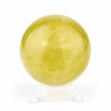 große Natur Citrin Kugel Ø ca. 71 mm transparent in bester Qualität und Farbe Edelsteine Heilsteine bei Wunderstein24