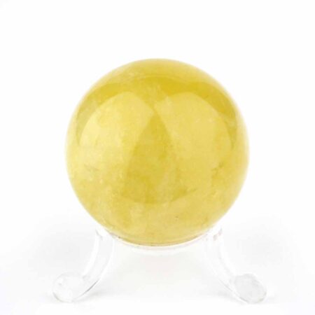 Natur Citrin Kugel Ø ca. 47 mm transparent in bester Qualität und Farbe Edelsteine Heilsteine bei Wunderstein24