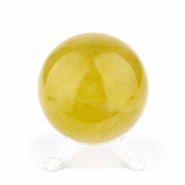 große Natur Citrin Kugel Ø ca. 58 mm transparent in bester Qualität und Farbe Edelsteine Heilsteine bei Wunderstein24
