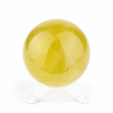 große Natur Citrin Kugel Ø ca. 58 mm transparent in bester Qualität und Farbe Edelsteine Heilsteine bei Wunderstein24