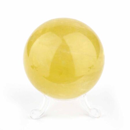 große Natur Citrin Kugel Ø ca. 61 mm transparent in bester Qualität und Farbe Edelsteine Heilsteine bei Wunderstein24